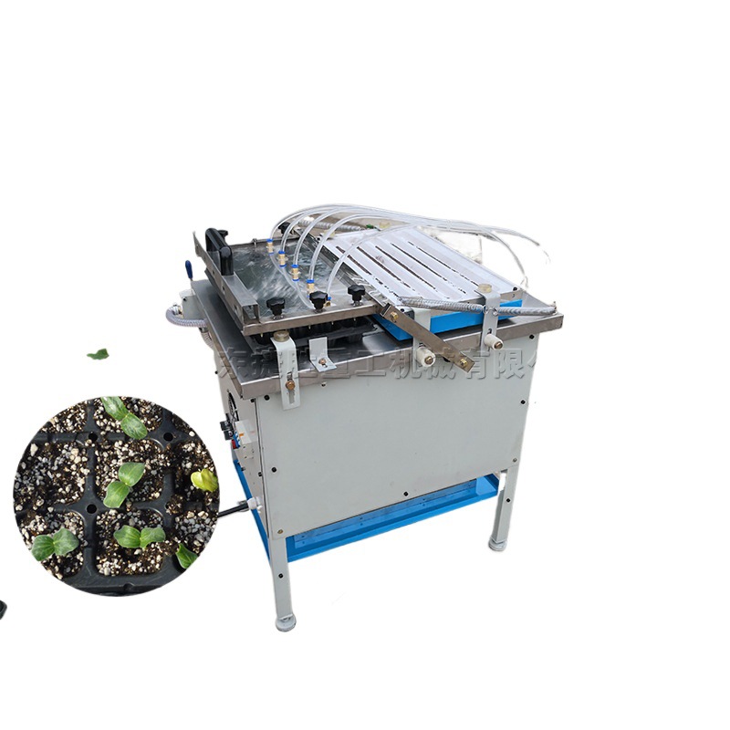 Pimienta vegetal enchufe de plántulas máquina flor enchufe sembradora Sur pequeña bandeja automática de plántulas image 6