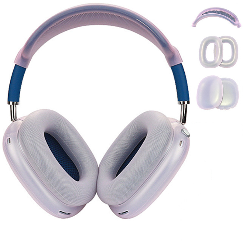 Funda para auriculares airpodsmax funda para auriculares Apple transparente funda protectora de silicona funda protectora para auriculares Bluetooth
