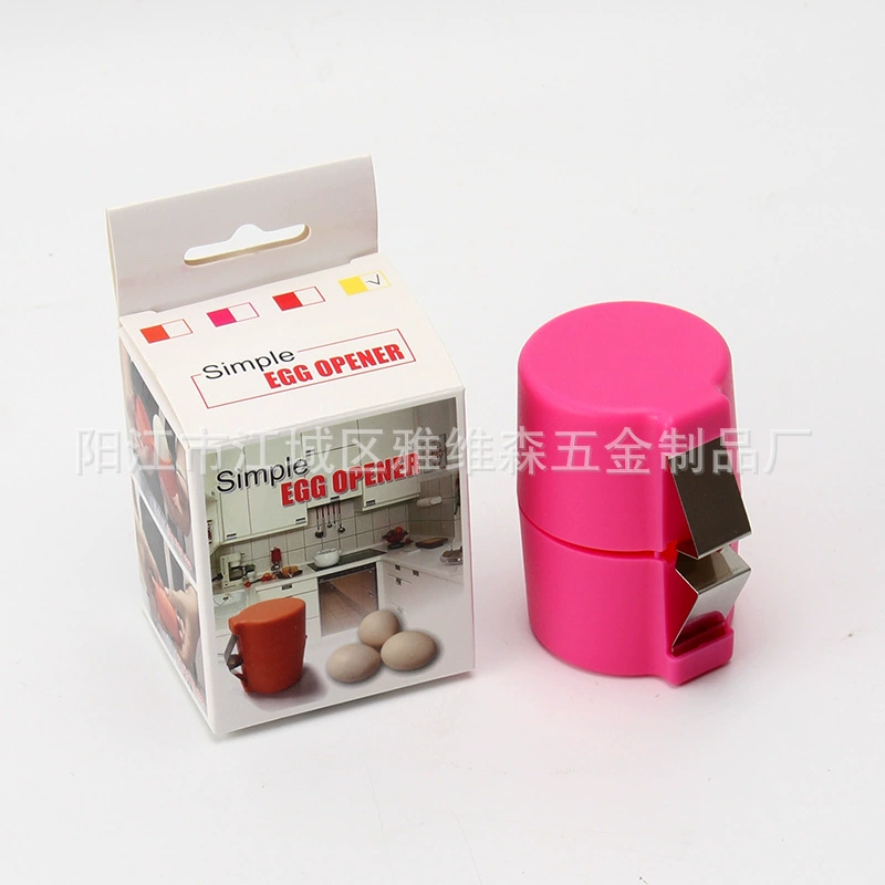 Manufacturer Wholesale Creative Egg Shell Opener Household Egg Beater Portable Egg Opener Kitchen Baking Tool