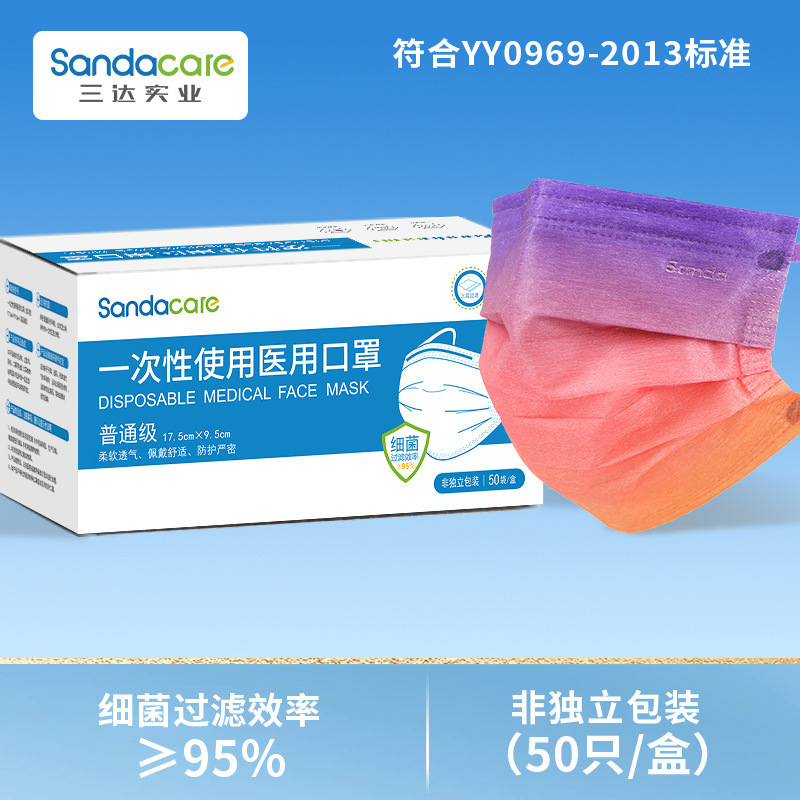 医療用マスク Sinda 医療グレードのサージカルマスク 使い捨て独立包装 滅菌グレードの高効率保護 大人用|undefined