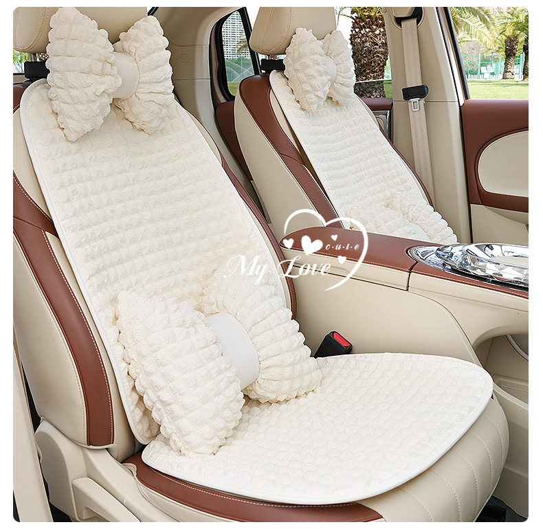 New puffer car seat cushion four seasons universal comfortable non-slip car seat cushion summer breathable car seat cushion
