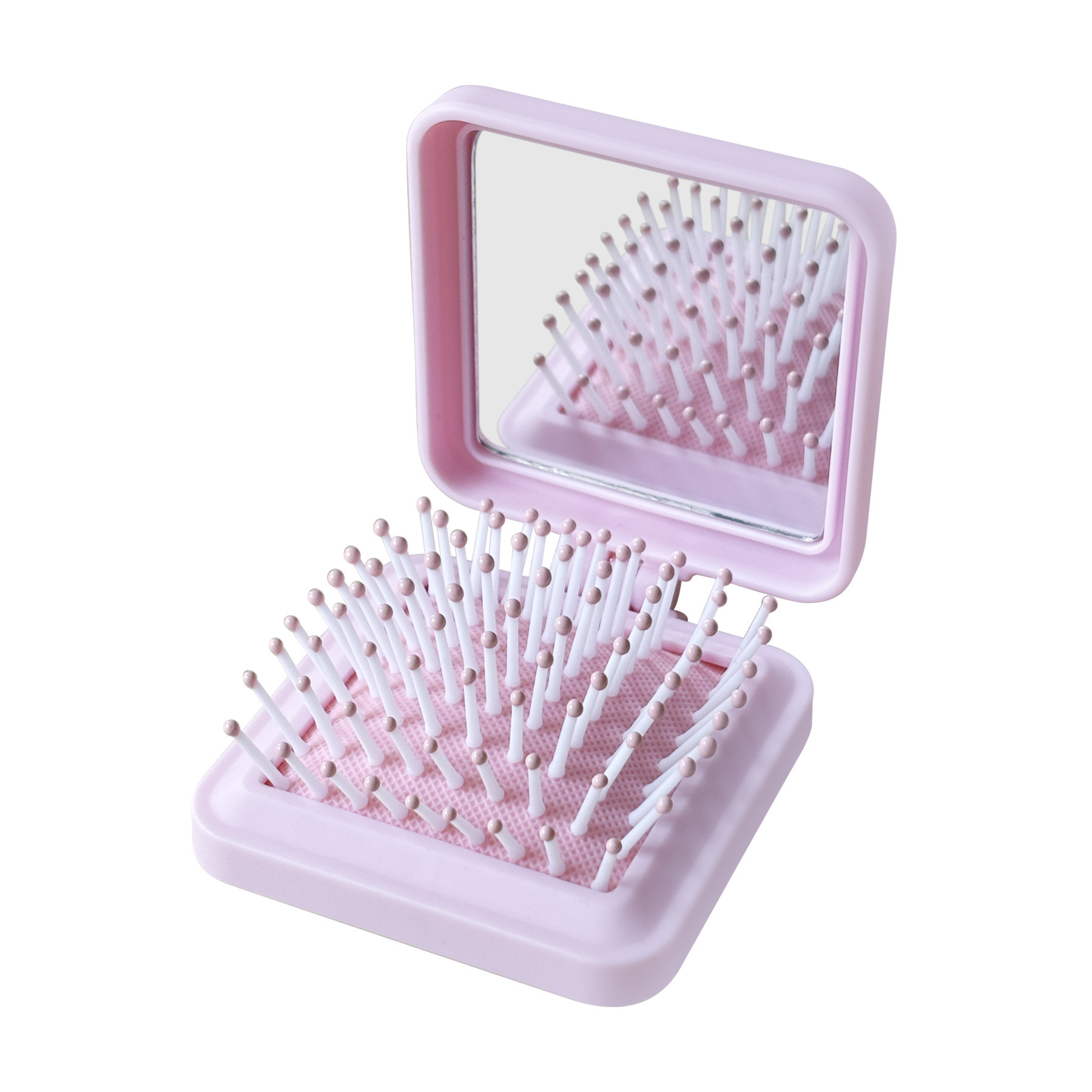 Pein de dibujos animados transfronterizos personalizados cuadrados portátiles impresión transparente arco iris masaje fluido bolsa de aire estudiante