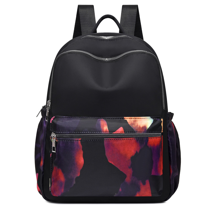 Nuevo ins Oxford tela mochila de gran capacidad mochila de viaje de flores de moda ligero impermeable bolsa de estudiante de fábrica