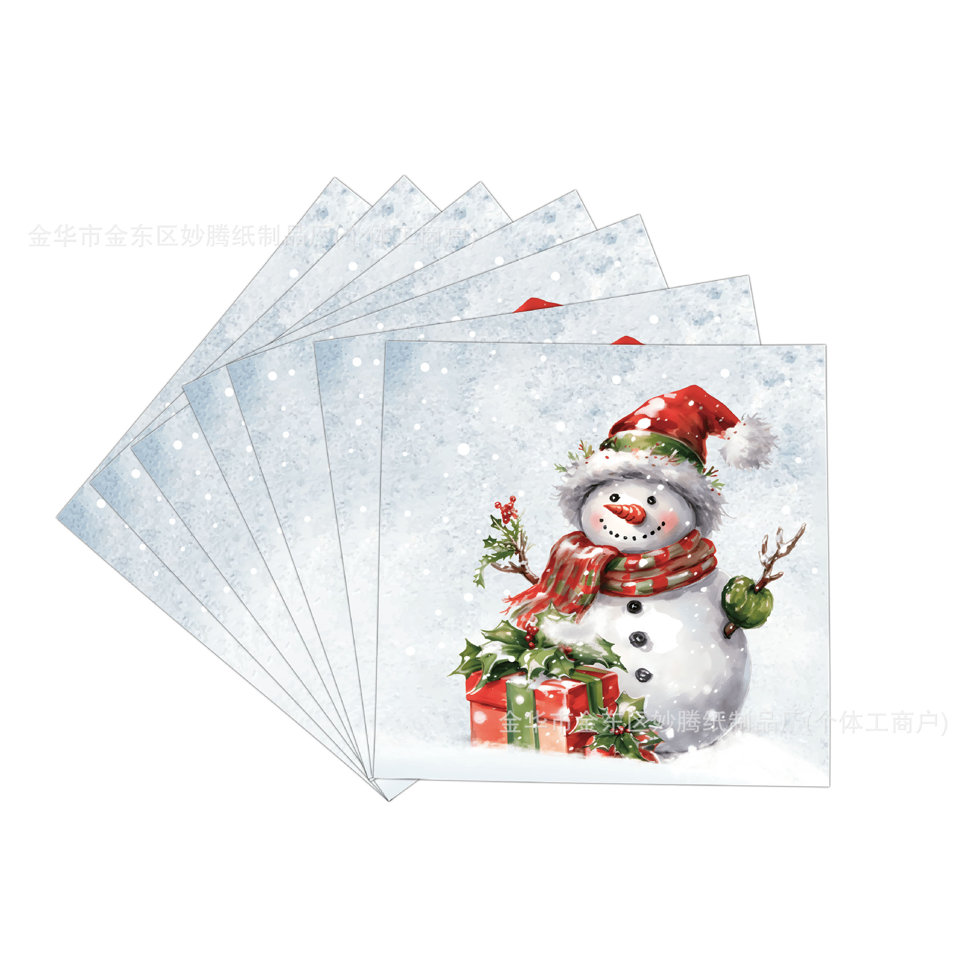 Nuevo muñeco de nieve de Navidad regalo de árbol de Navidad juego de cubiertos desechables decoración de fiesta juego de platos de papel desechables