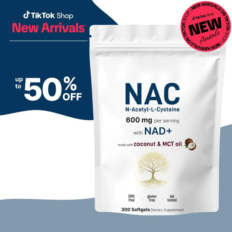 TK Amazon трансграничный взрыв 300 натто мягкие капсулы N-Acetyl-L - Cysteine мягкие капсулы