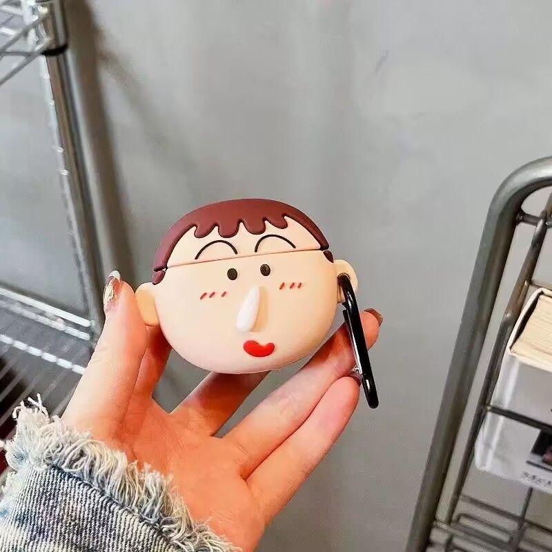 Fundas protectoras con diseño de dibujos animados para Apple AirPods 4, compatibles con auriculares de las generaciones pro1/2/3/4.