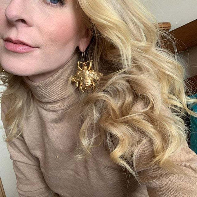Drop Earrings, Earrings Classification 1 Pair Quantity 1 Pair Retro Animal Insect Bee Alloy Women's Drop Earrings Earrings