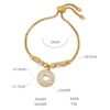 E430-gold bracelet-24cm