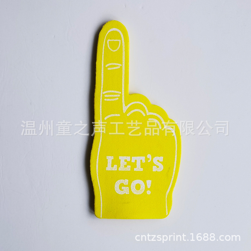 Conjunto de dedo EVA animar accesorios de los niños guantes de un solo dedo atmósfera porrista espuma personal Palm fabricantes en stock