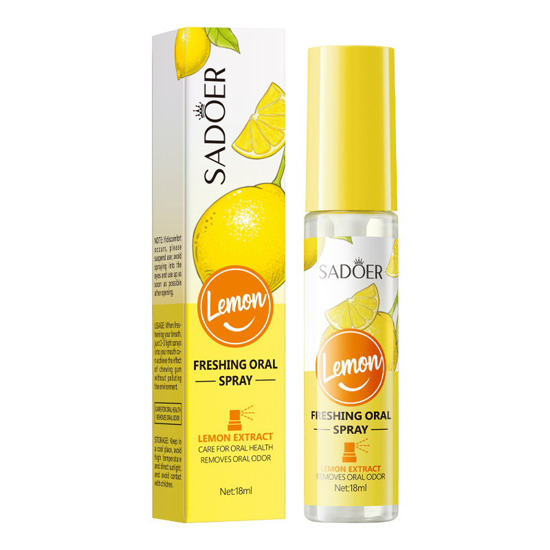 Spray Bucal Refrescante de Menta, Aliento Fresco y Portátil