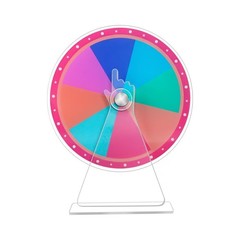 クロスボーダー楽しいアクリルルーレット回転ゲーム宝くじ大型ターンテーブル消去可能な宝くじ卸売