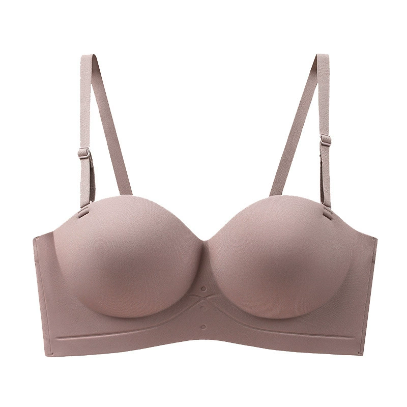 Wireless Push-Up Bra (Bonas) — Thin Straps & Strapless Option, Summer Light Support