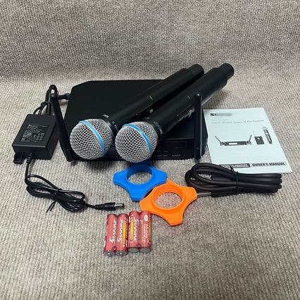 Cross-Border Export Wireless Microphone Glxd4 One-To-Two Beta58A Microphone Fm U-Segment Stage Home Sm58