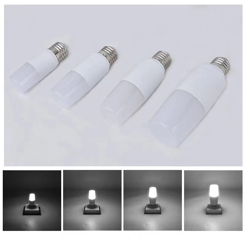 Lámpara de bombilla led bombilla cilíndrica de ahorro de energía e27 lámpara de mesa de boca de tornillo downlight luz nocturna máquina herramienta iluminación bombilla de reemplazo