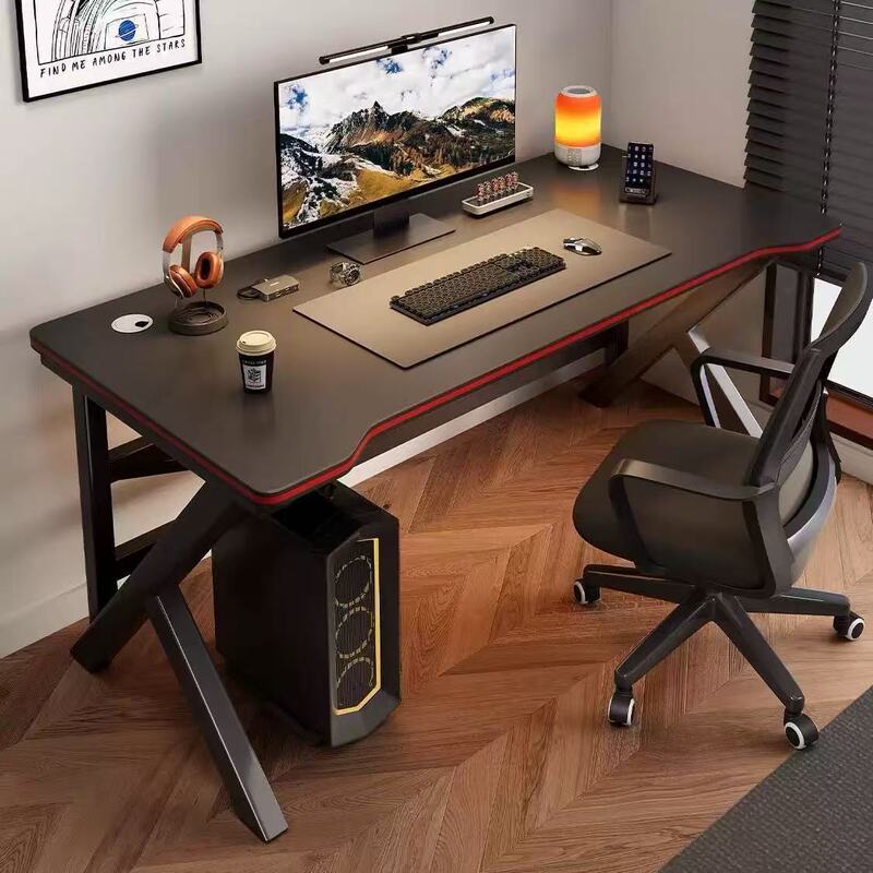 Desktop gaming table, home computer table, K-type table, double-person office desk, game table, bedroom writing desk, internet cafe table Desktop gaming table, home computer table, K-type table, double-person office desk, game table, bedroom writing desk, internet cafe table