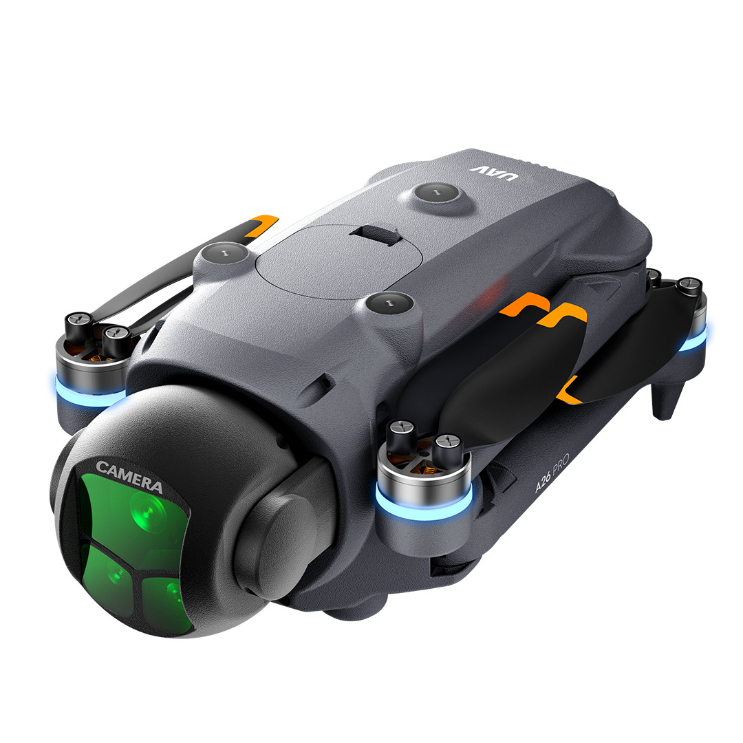 Dron Cuatricóptero GPS Sin Escobillas A26 Pro 249g de Plástico con Evitación de Obstáculos para Fotografía Aérea