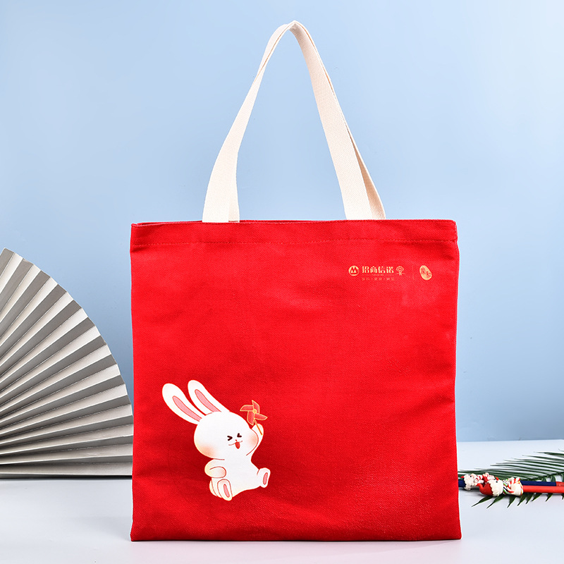 手提帆布袋印刷logo学生可爱帆布包定做棉布袋批发伴手礼礼品袋