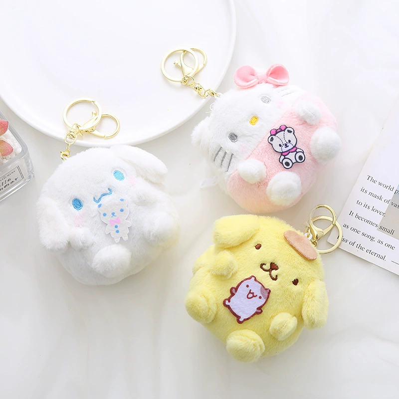 Sanrio, японская плюшевая кукла, кошелек, сумка для ключей, брелок, подвеска, новая коллекция