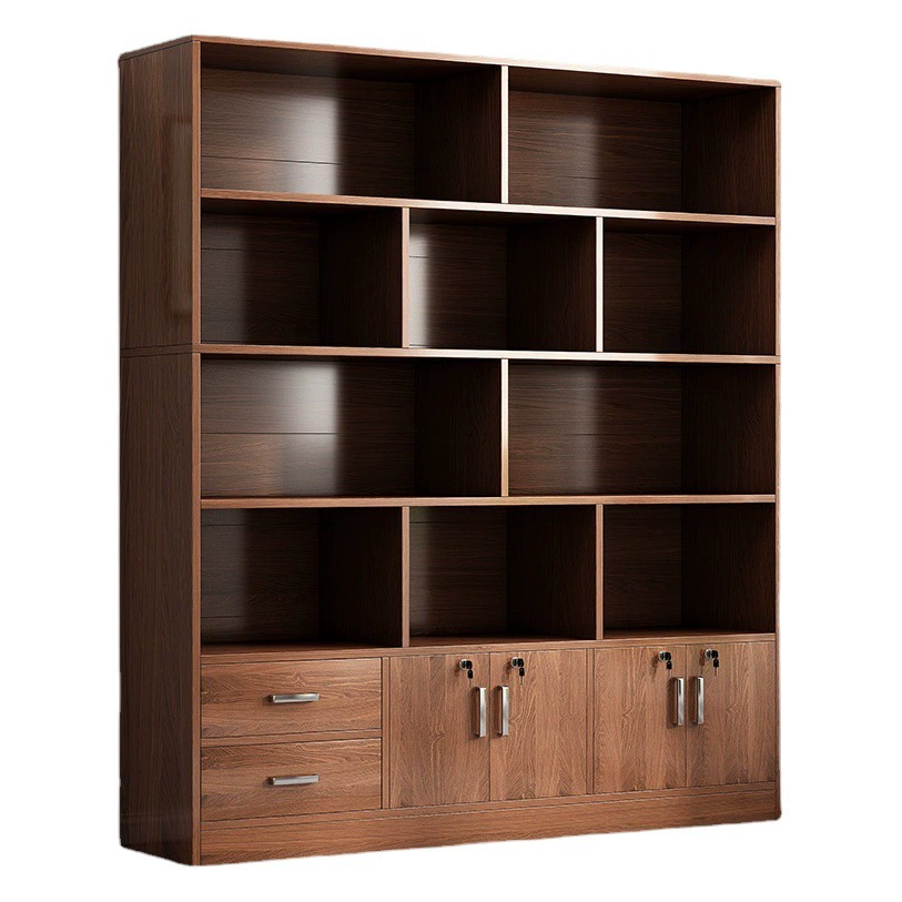 Книжная полка Стеллаж для хранения Пол Гостиная Шкаф для хранения Спальня Библиотека Простой клетчатый шкаф Шкаф для хранения Домашний книжный шкаф