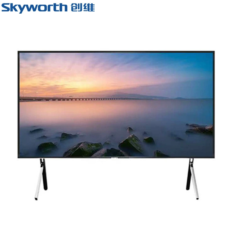 Ультратонкий 85″ 4K LCD смарт‑телевизор (Skyworth), AI‑функции, энергосберегающий, сетевой