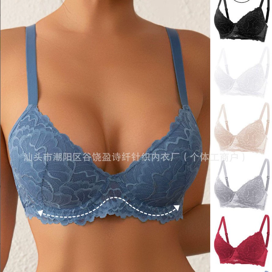 Производители оптовые трансграничные европейские и американские новые сексуальные кружева соблазнить бюстгальтер