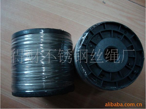 【厂家直供】供应包胶不锈钢丝线201涂塑钢丝绳饰品晾衣架配件