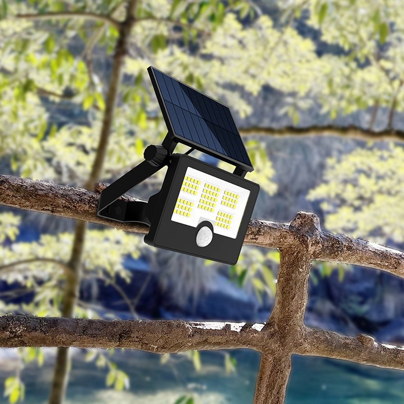 Amazon TUMU al aire libre jardín impermeable jardín iluminación farola cuerpo humano sensor infrarrojo plegable luz de pared solar