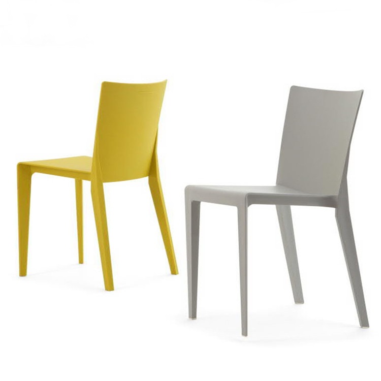 现代塑料椅办公椅 靠背彩色塑料餐椅 酒店洽谈椅休闲全塑料一体椅
