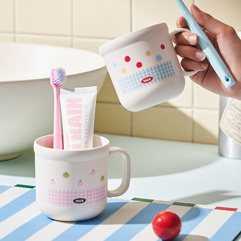 Cute Dormitory Toothbrush Cup, Simple Stylish, Suitable Families, Rinsing Mouth Brushing Teeth, Ideal For Students And_voghion.com