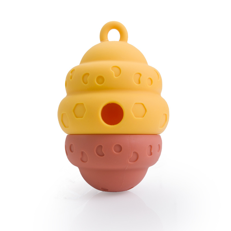 빨간색과 노란색 벌집 스타일