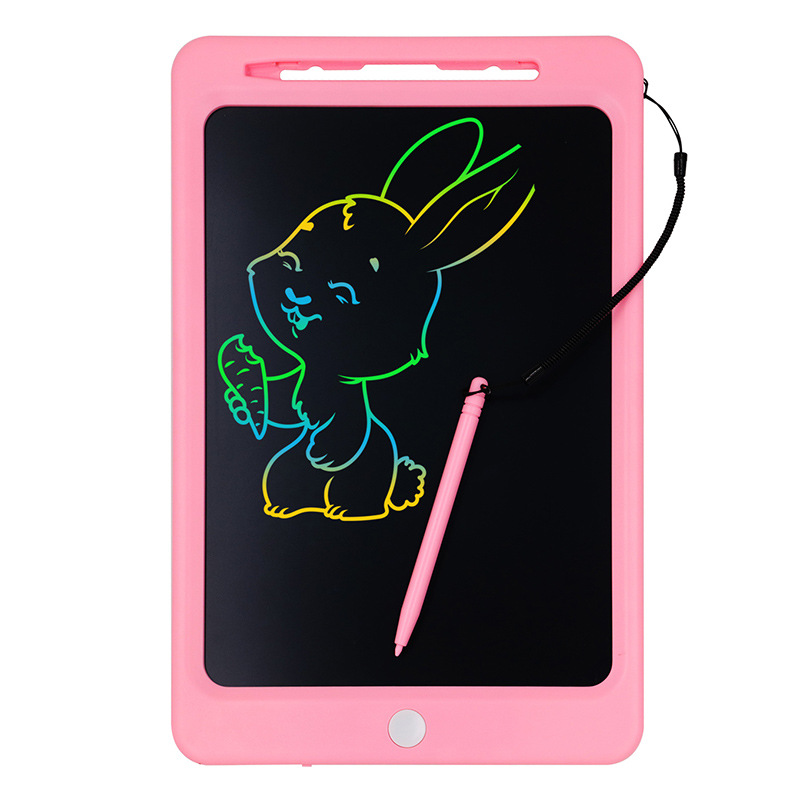 跨境外贸8.5寸12寸带锁液晶画板彩色学习绘画板涂鸦板LCD书写平板