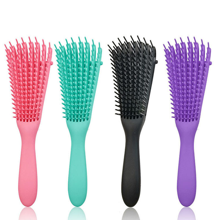 Cross border Amazon multi-function Straight hair Massage comb fluffy Curls Octopussy Shun Fat Ribs comb wholesale