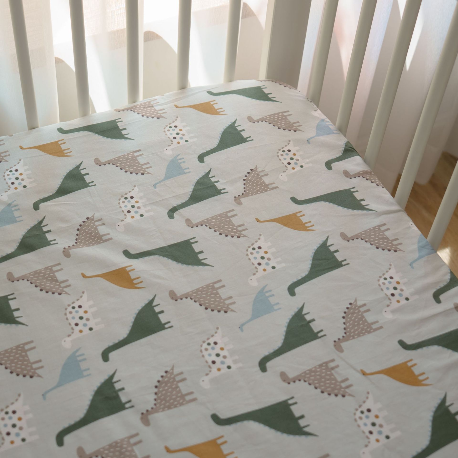 Baby Bed Hat Newborn Bedding Children's Bedspread Cotton Toddler Gauze Bed Sheet Grey Dinosaur