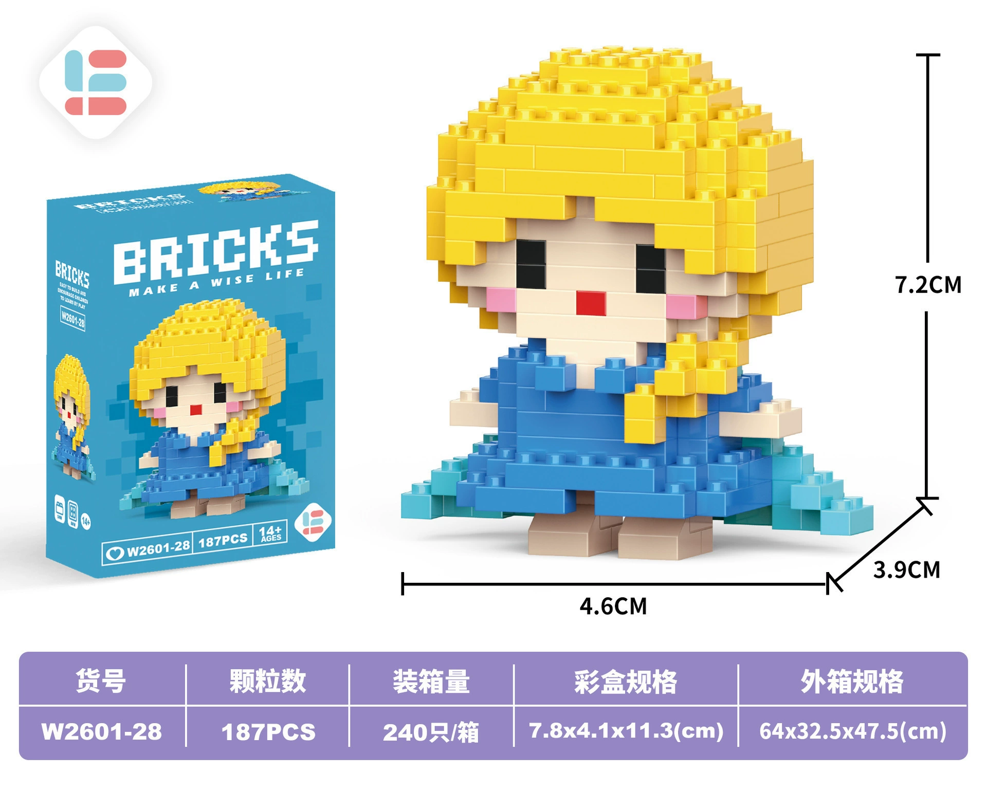 Lego, клубника, cartoon кукла, конструктор-стол, мелкие части, (跨境 торговля), оптовая продажа