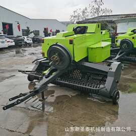 捡拾打捆机图片 方捆捡拾打捆机 2.2米方捆打捆机报价