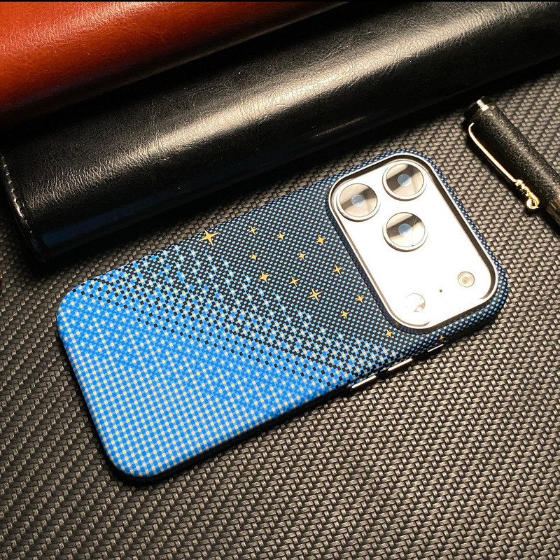 Iphone18Promax Skin-Feel Kevlar Magnetic Phone Case Suitable for Apple 17 Starlight Shadow Protective Case 16 Iphone18Promax Skin-Feel Kevlar Magnetic Phone Case Suitable for Apple 17 Starlight Shadow Protective Case 16