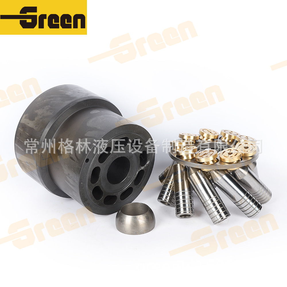 PVG100配件柱塞滑靴缸体配油盘主轴