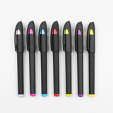 Красочная пластиковая ручка-роллер, подарок на день рождения, с печатью вашего логотипа