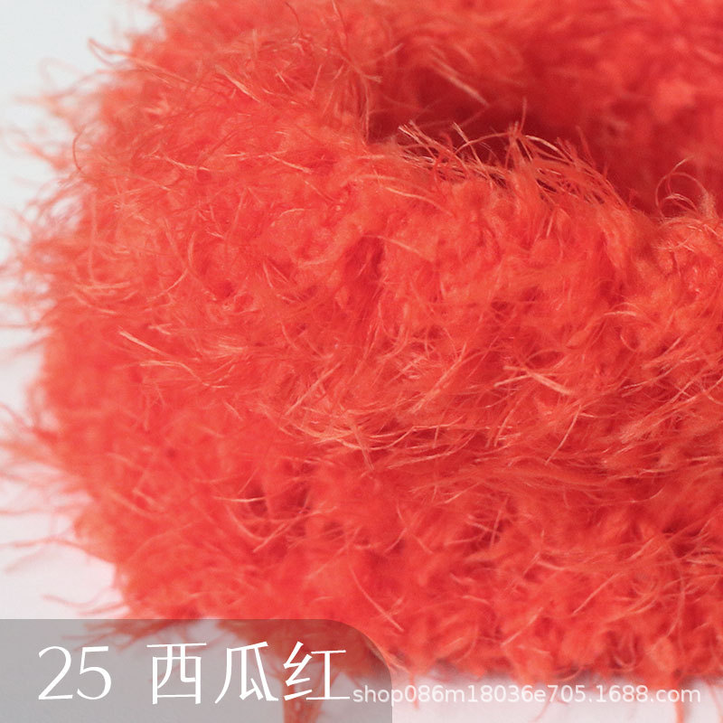 Suministro directo de fábrica 15mm de lana larga felpa trenzado palo súper grueso súper denso hecho a mano DIY pequeño perro de leche Raíz de pelo