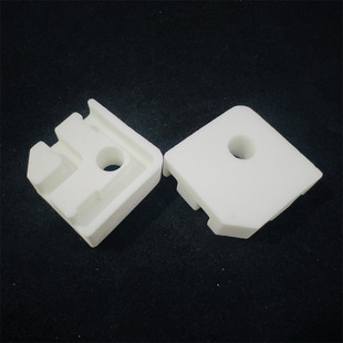 Alumina Ceramic Accessories Square-Shaped Perforated and Grooved Precision Blocks Insulated High-Temperature Resistant Precision Ceramic Accessories