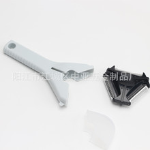 不锈钢三合一刨皮刨丝器不锈钢刮皮刀去皮器多种用途削皮器瓜刨