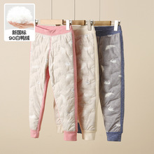 新国标90白鸭绒儿童羽绒保暖裤2025新款男童女童羽绒裤高充绒量