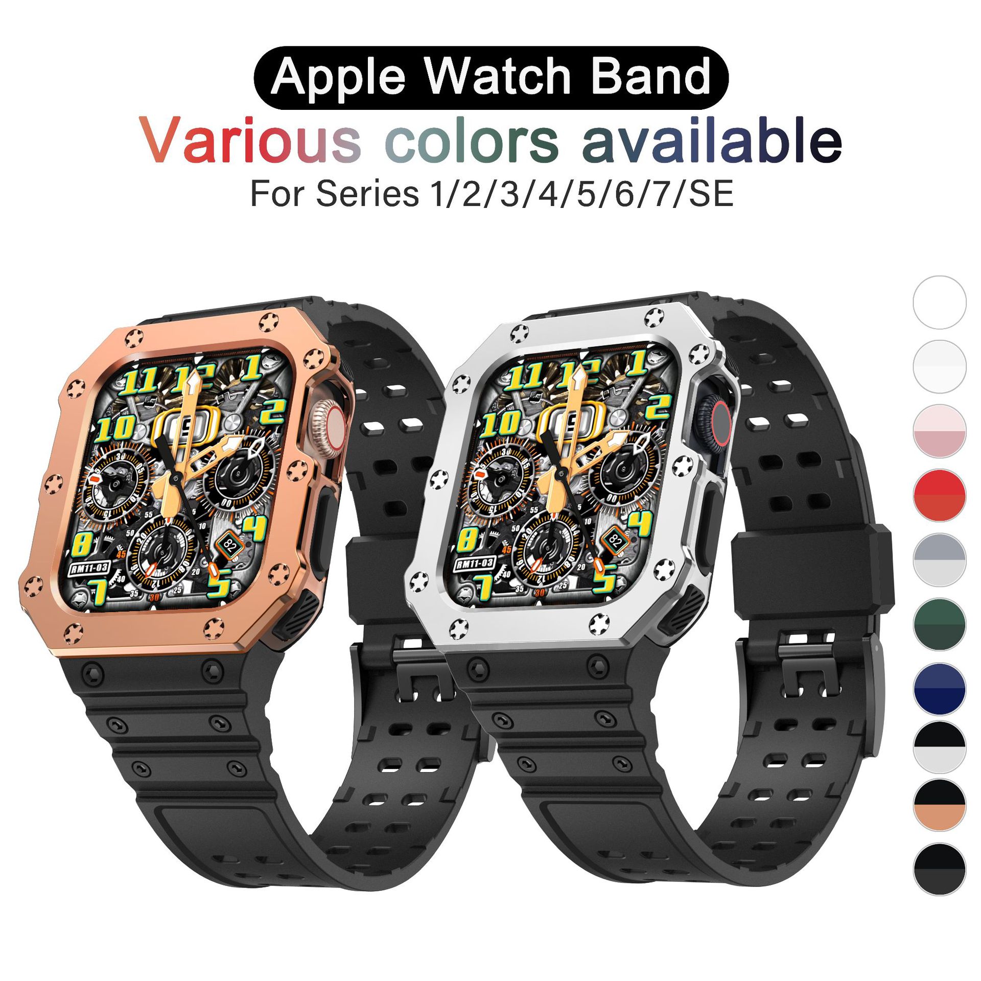 Adecuado para Apple correa de reloj Apple iwatch9876543 Richard TPU Correa integrada al por mayor transfronteriza