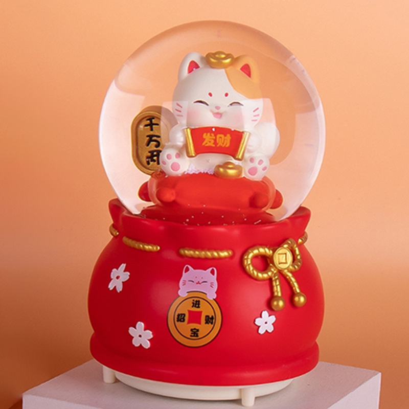 卡通水晶球发光小夜灯星空情书家居桌面摆件儿童生日礼物小礼品|undefined