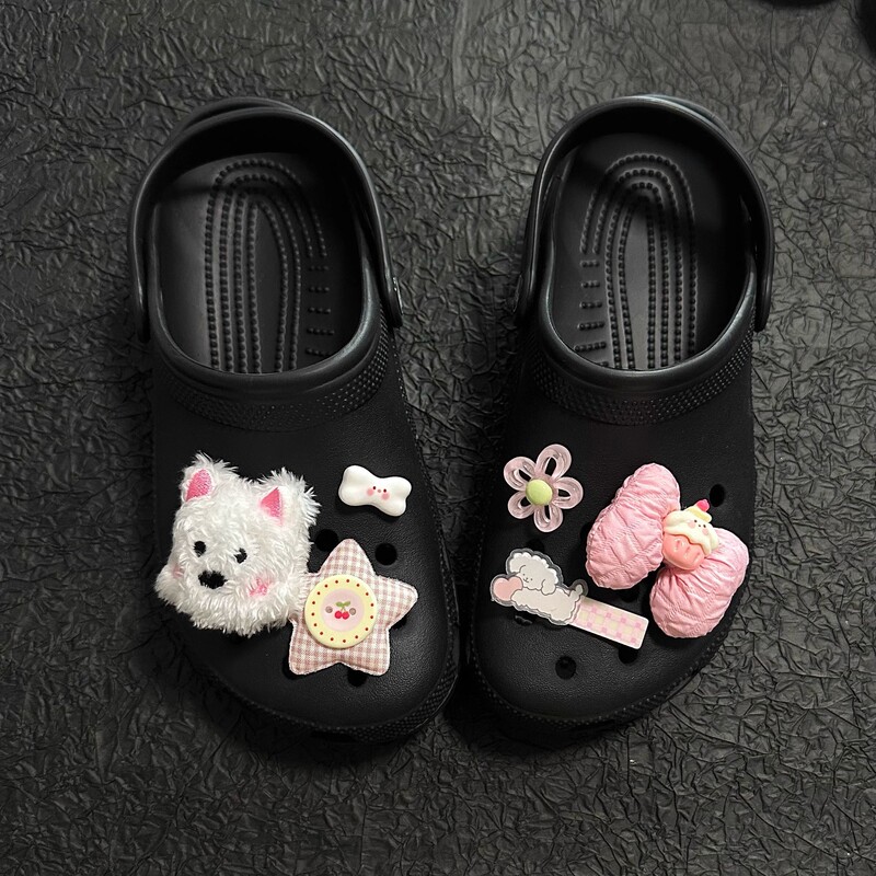 Xiaohongshu 同じスタイル KT 猫靴フラワーアクセサリー diy 取り外し可能適応ワニ靴猫靴フラワーシューズバックル靴アクセサリー|undefined