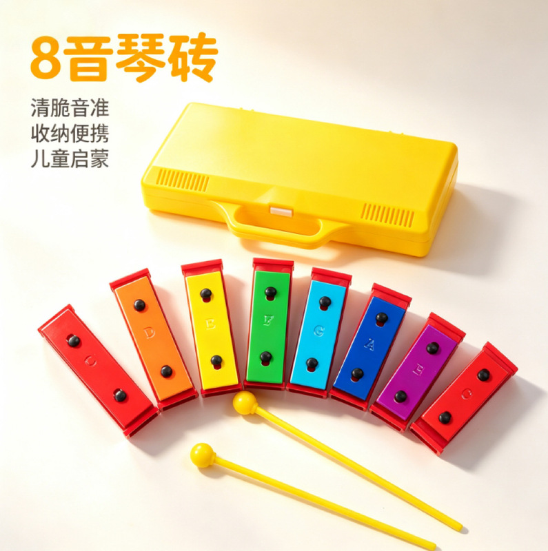 8-note musical block percussion instrument, children's Orff percussion instrument, early education teaching aid, 8-note percussion instrument wholesale 8-note musical block percussion instrument, children's Orff percussion instrument, early education teaching aid, 8-note percussion instrument wholesale