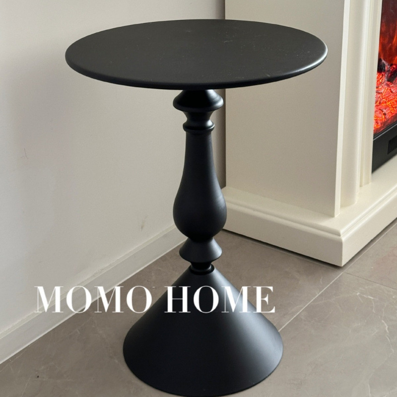 Small Apartment Living Room Home Coffee Table Nordic Modern Simple Iron Side Table Sofa Metal American Small Round Table