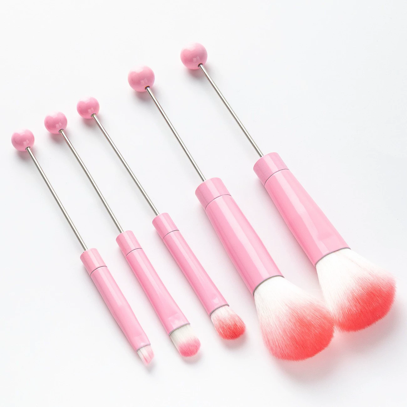 Metal soft brush, face blush, foundation, DIY