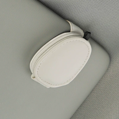 Car sun visor glasses Car Glasses Clip/Bill Clip - white