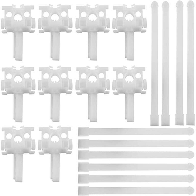 跨境批发 12个滑轮12片连接片套装垂直百叶帘DIY简易更换窗帘配件